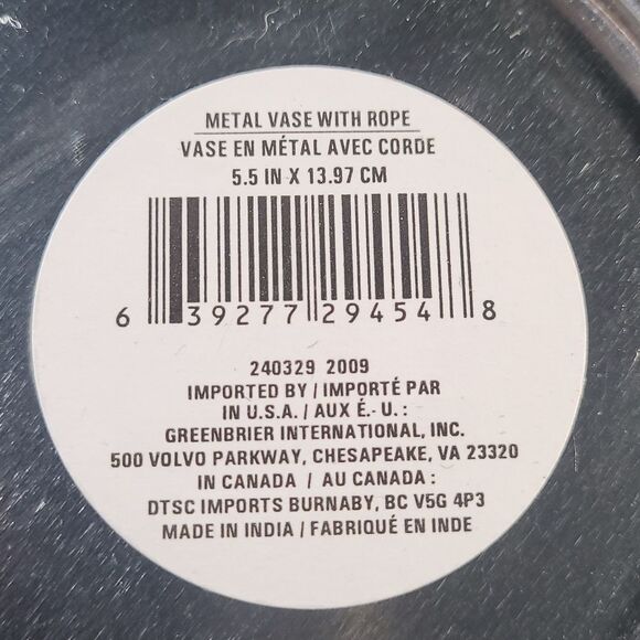 Metal Bucket Bin Garden Decor Galvanized Floral Vases with Rope Accents - Picture 4 of 7